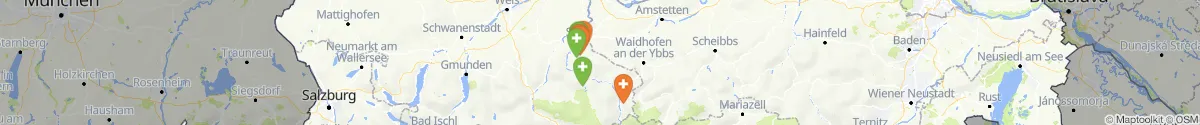 Kartenansicht für Apotheken-Notdienste in der Nähe von Gaflenz (Steyr  (Land), Oberösterreich)